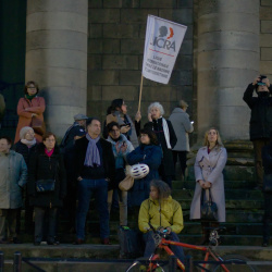 Rassemblement  'PS' contre l'antisémitique